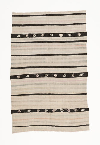"Concerto" Handwoven Hemp Designer Rug