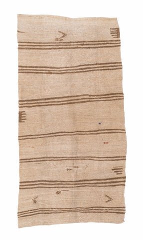 "Tibetan Tiger" Handwoven Hemp Designer Rug