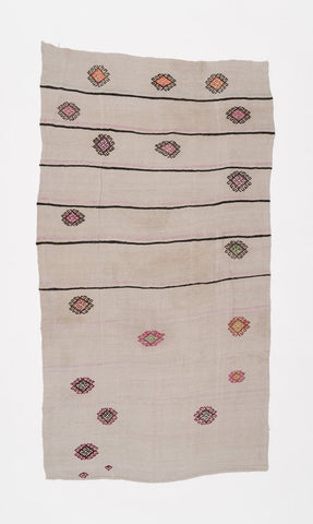 "Concerto" Handwoven Hemp Designer Rug