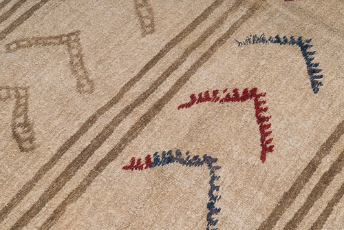Handwoven Pure Hemp Vintage Rug