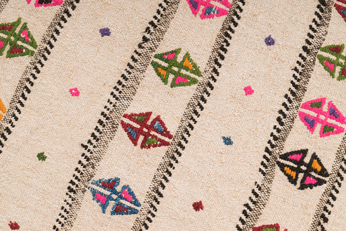 Small and Colorful Vintage Rug