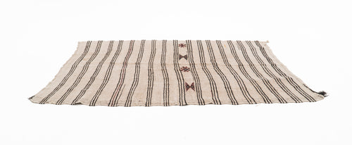 Rustic Vintage Hemp Rug - Black Sea Region