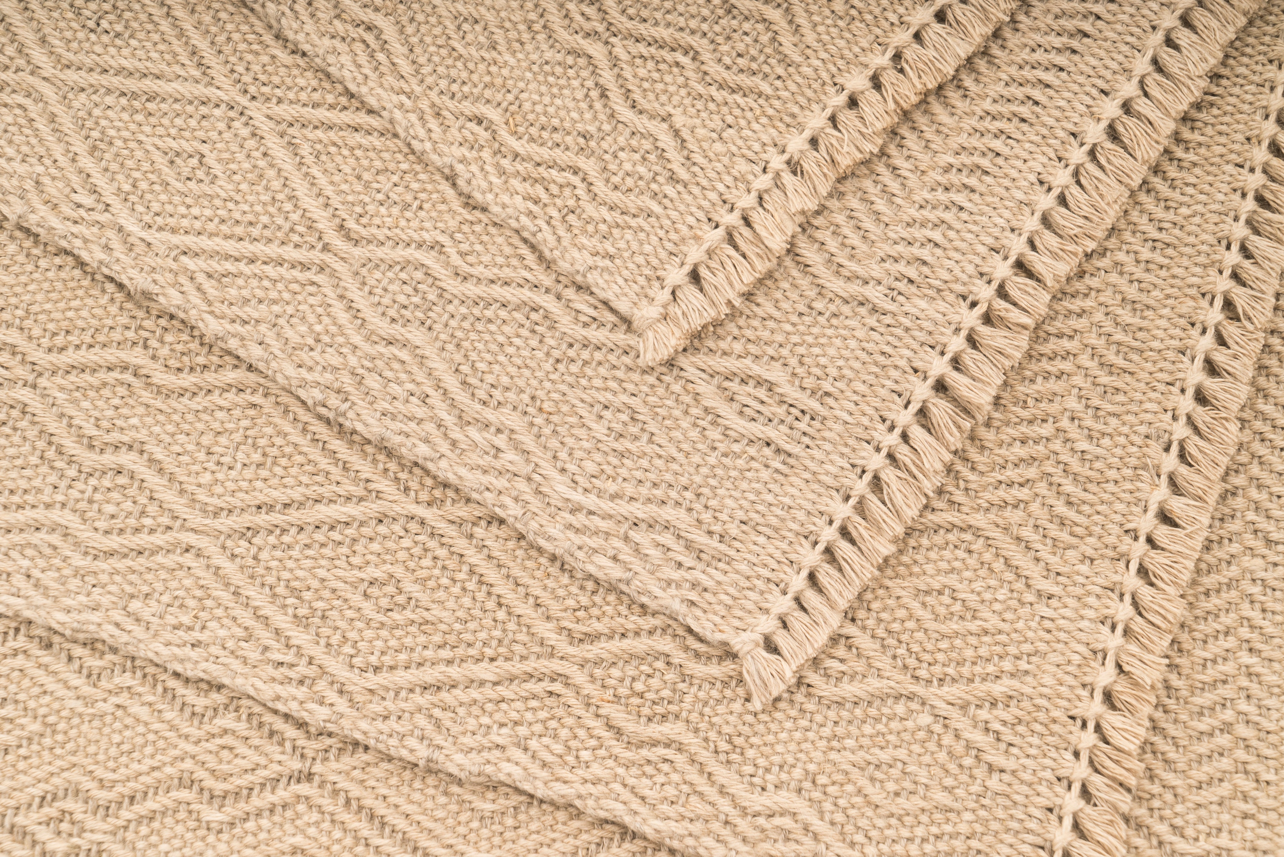 "Ziggy Zaggy" Handwoven Hemp Handwoven Placemat & Table Runner Set