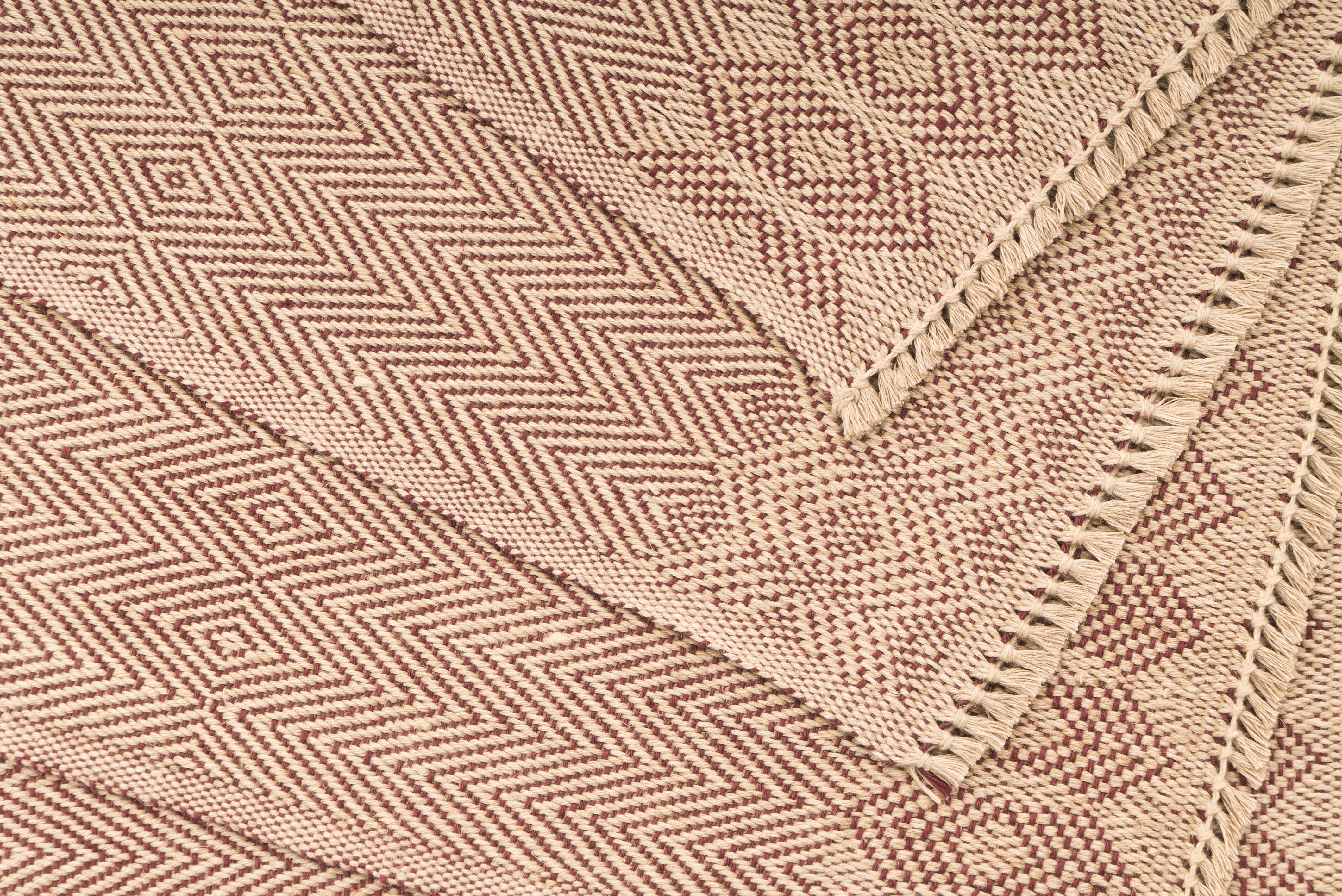 "Seek Easy" Handwoven Hemp Placemat & Table Runner Set
