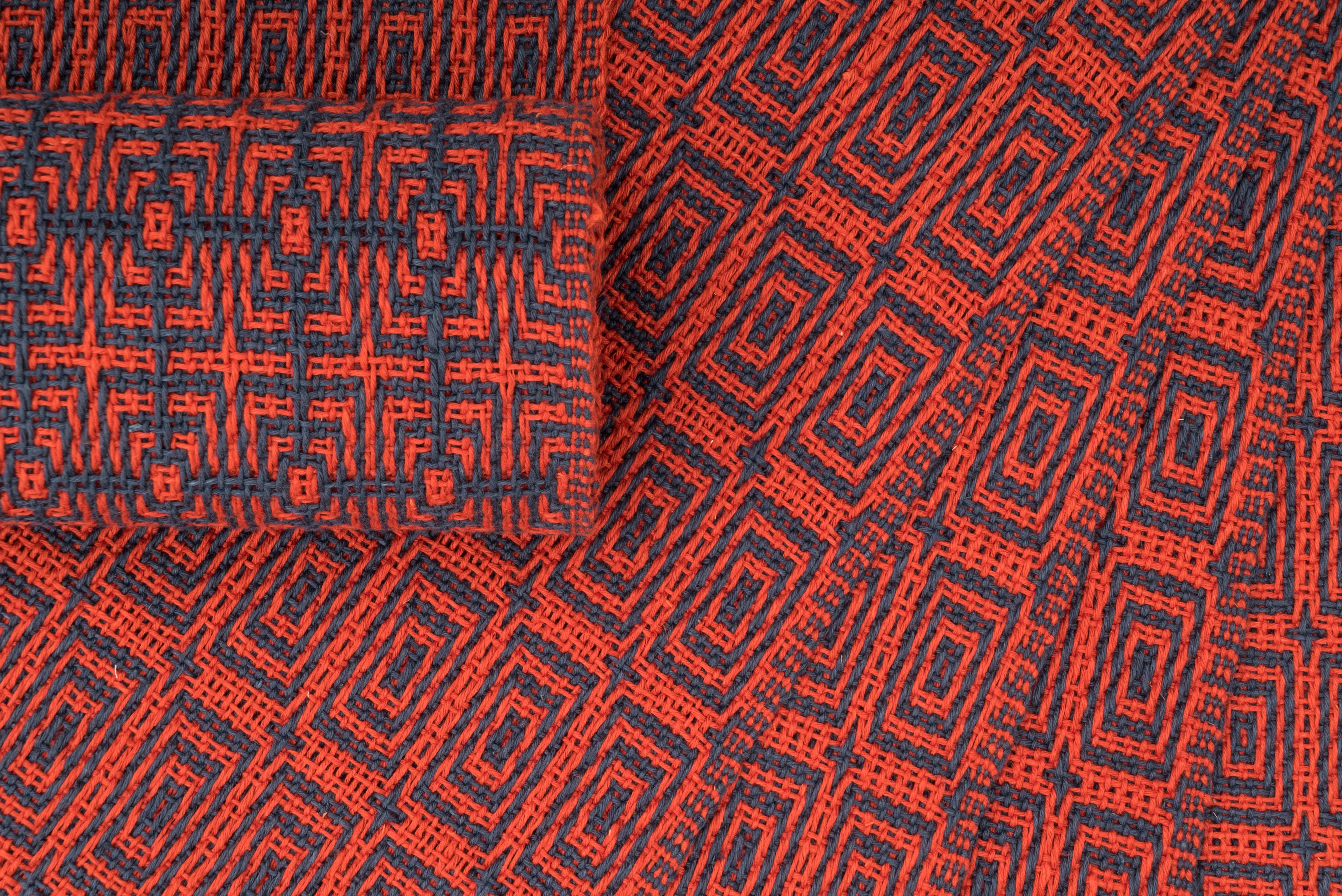 "Beauty" Handwoven Hemp Placemat & Table Runner Set