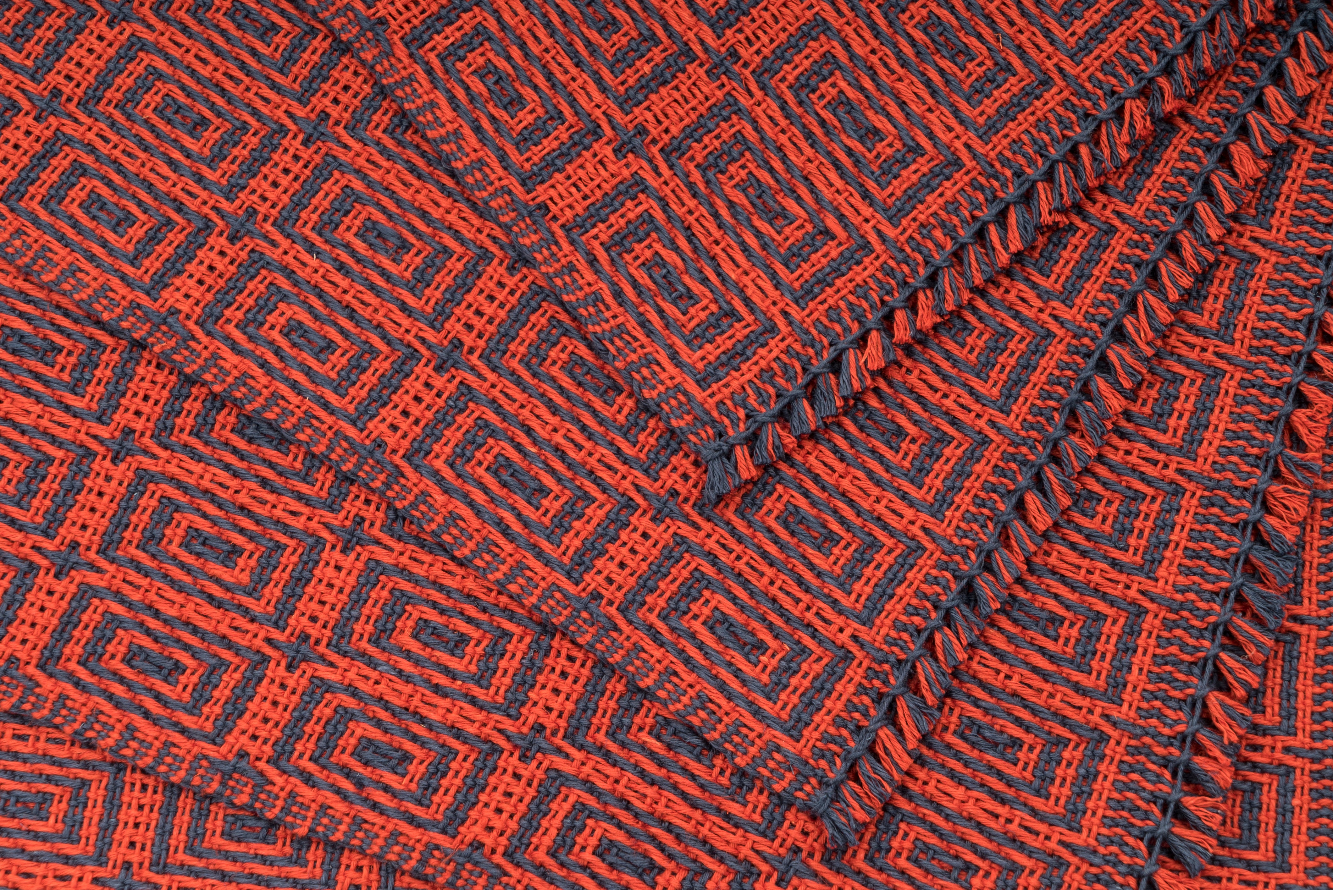 "Beauty" Handwoven Hemp Placemat & Table Runner Set