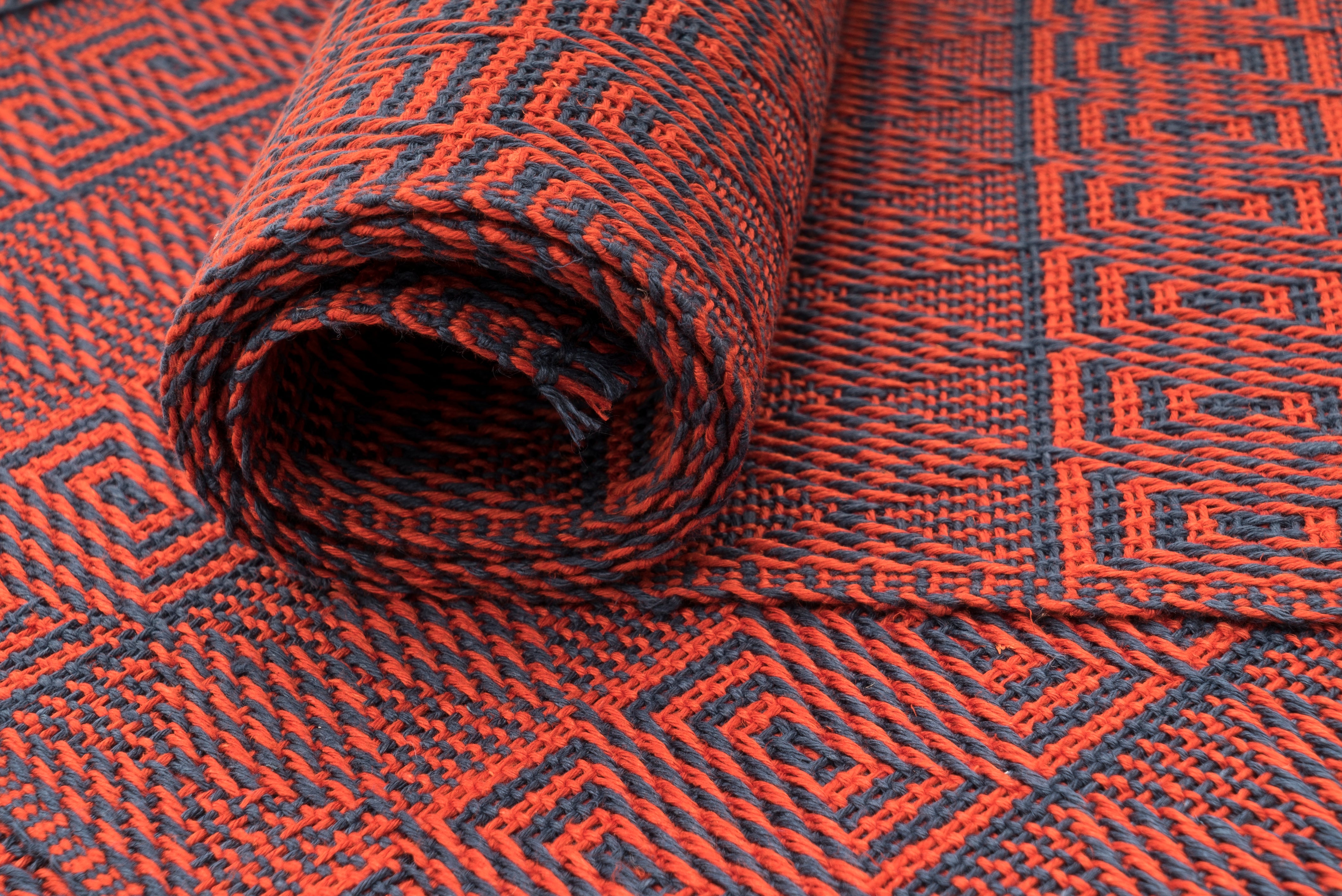 "Mixing" Handwoven Hemp Placemat & Table Runner Set