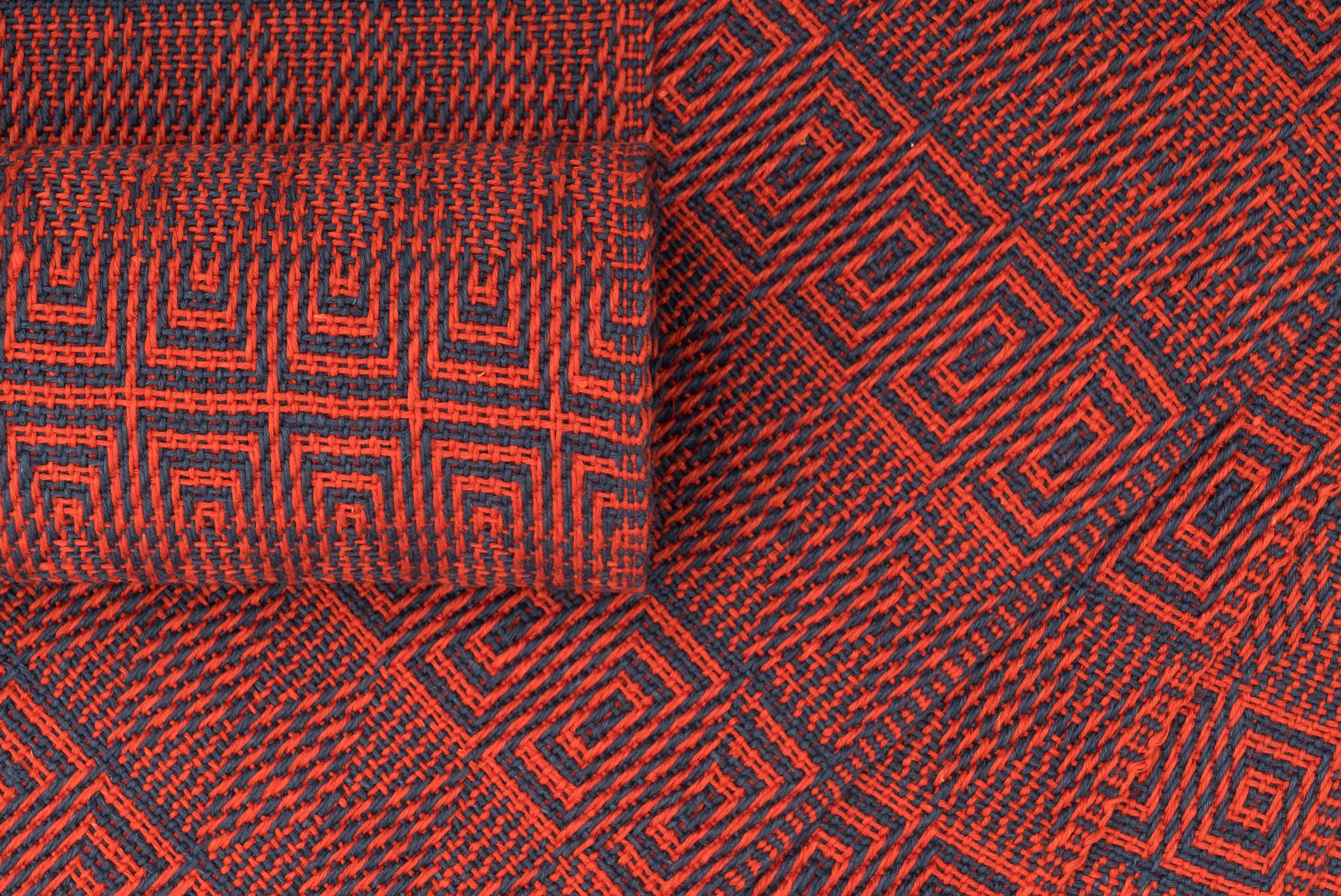 "Mixing" Handwoven Hemp Placemat & Table Runner Set