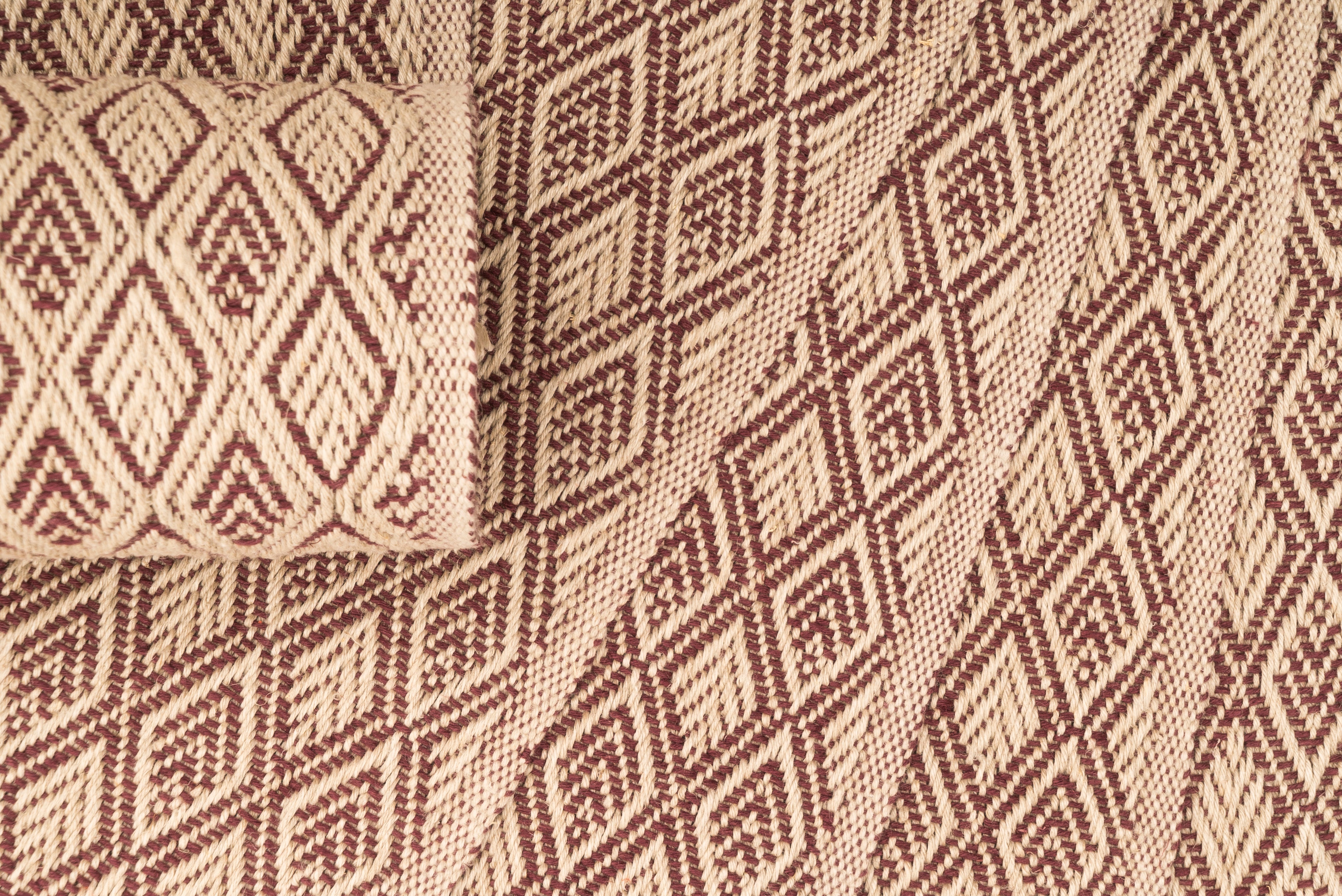 "Equinox" Handwoven Hemp Placemat & Table Runner Set