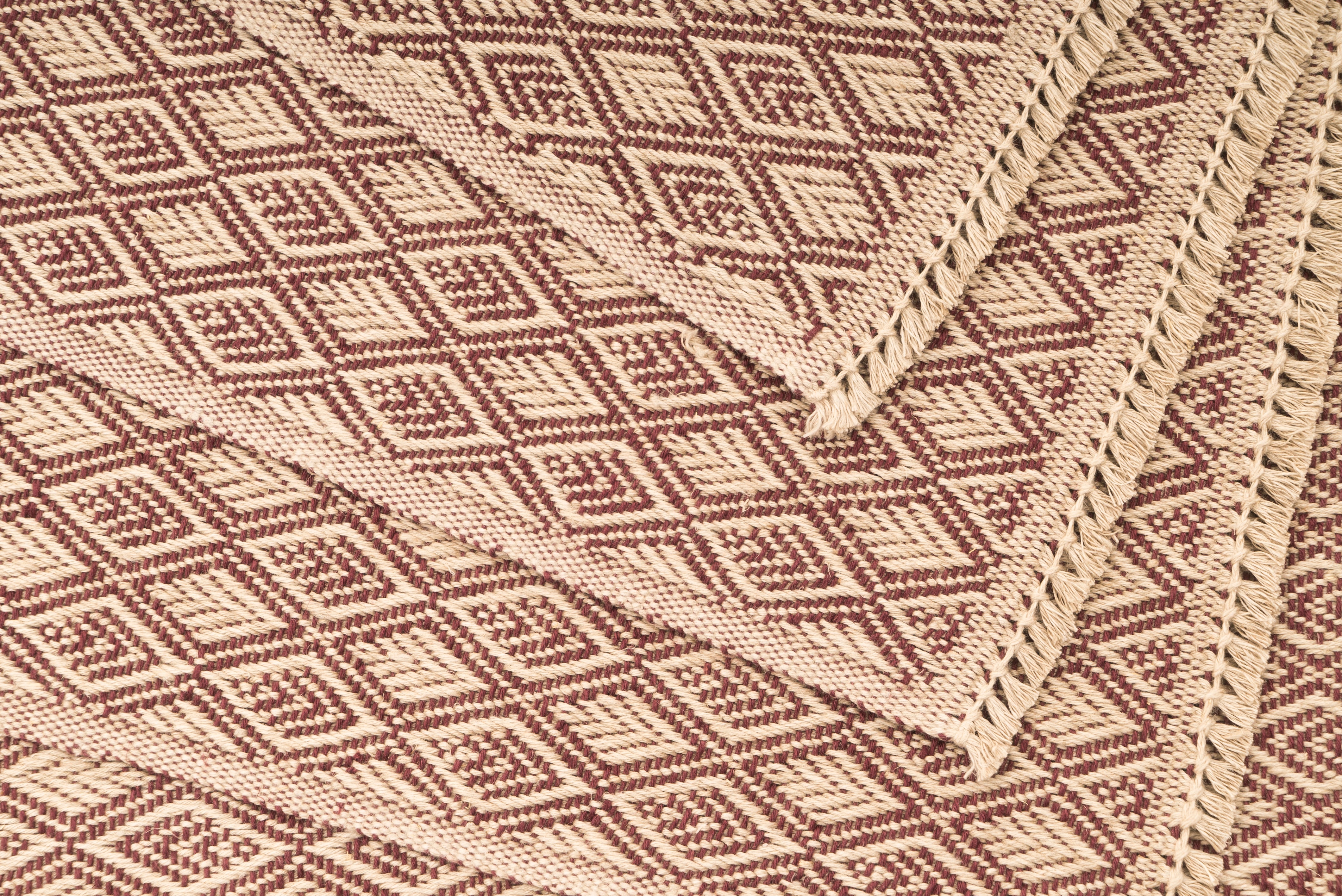 "Equinox" Handwoven Hemp Placemat & Table Runner Set
