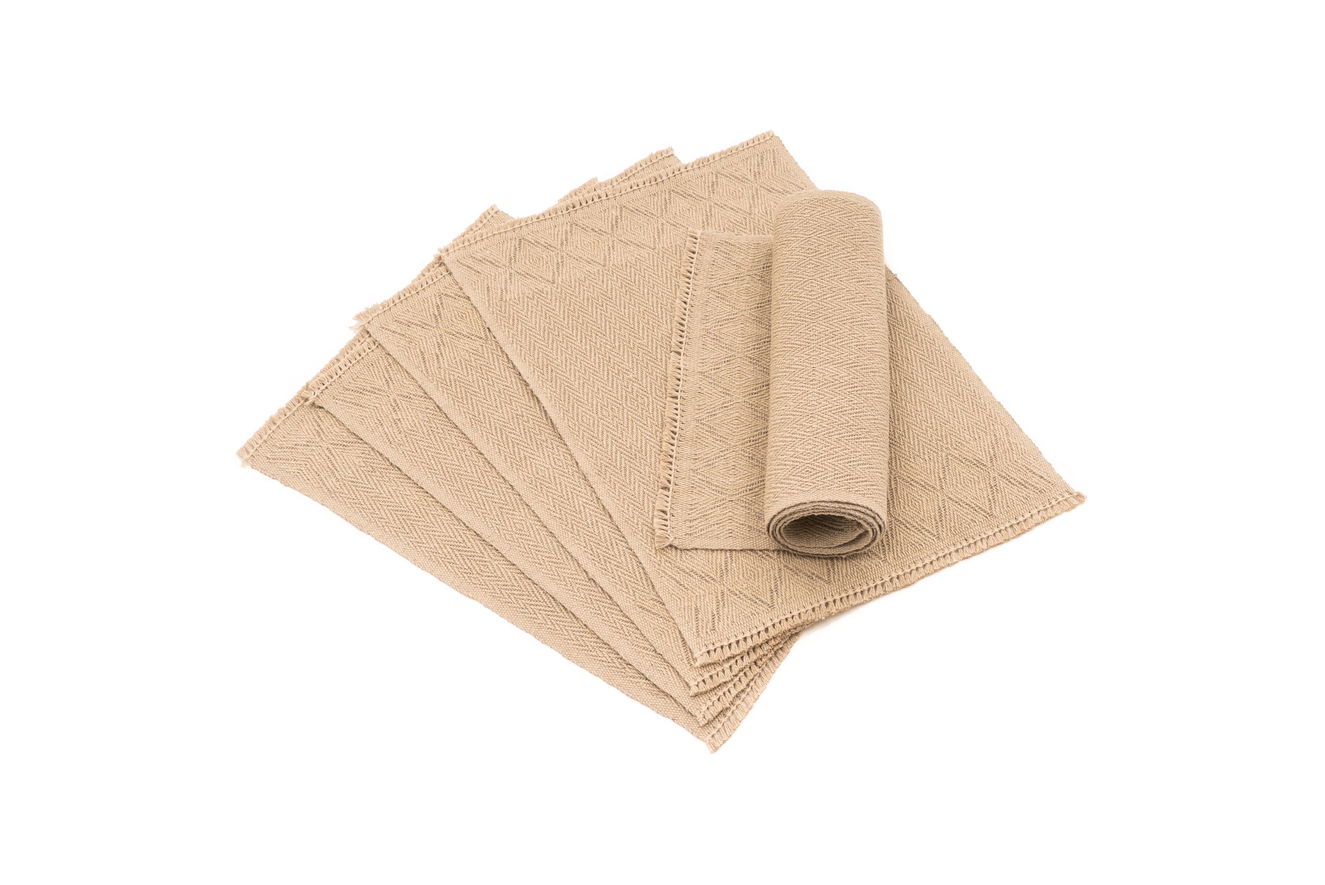"Maturity" Handwoven Hemp Placemat & Table Runner Set