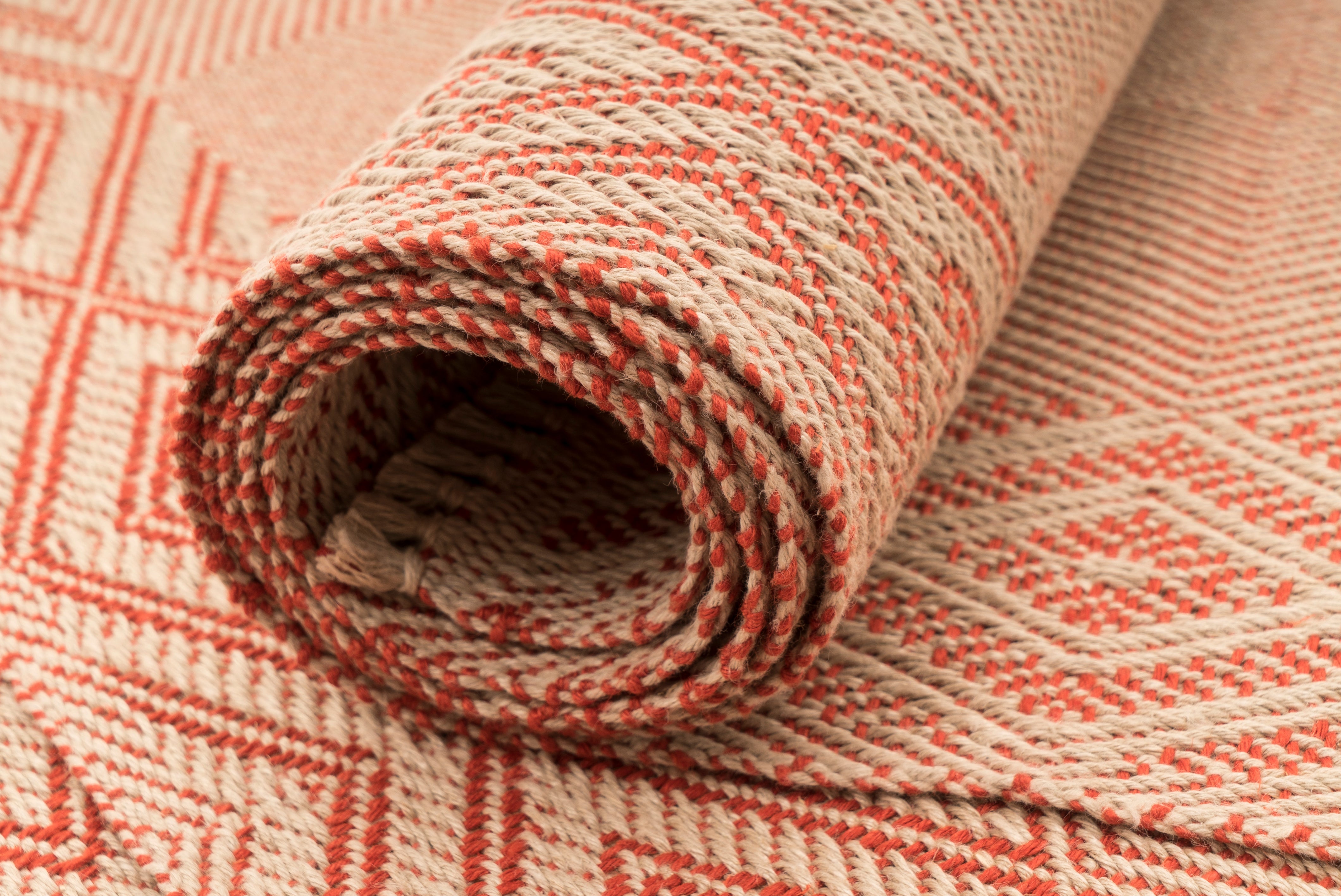 "Oriental" Handwoven Hemp Placemat & Table Runner Set