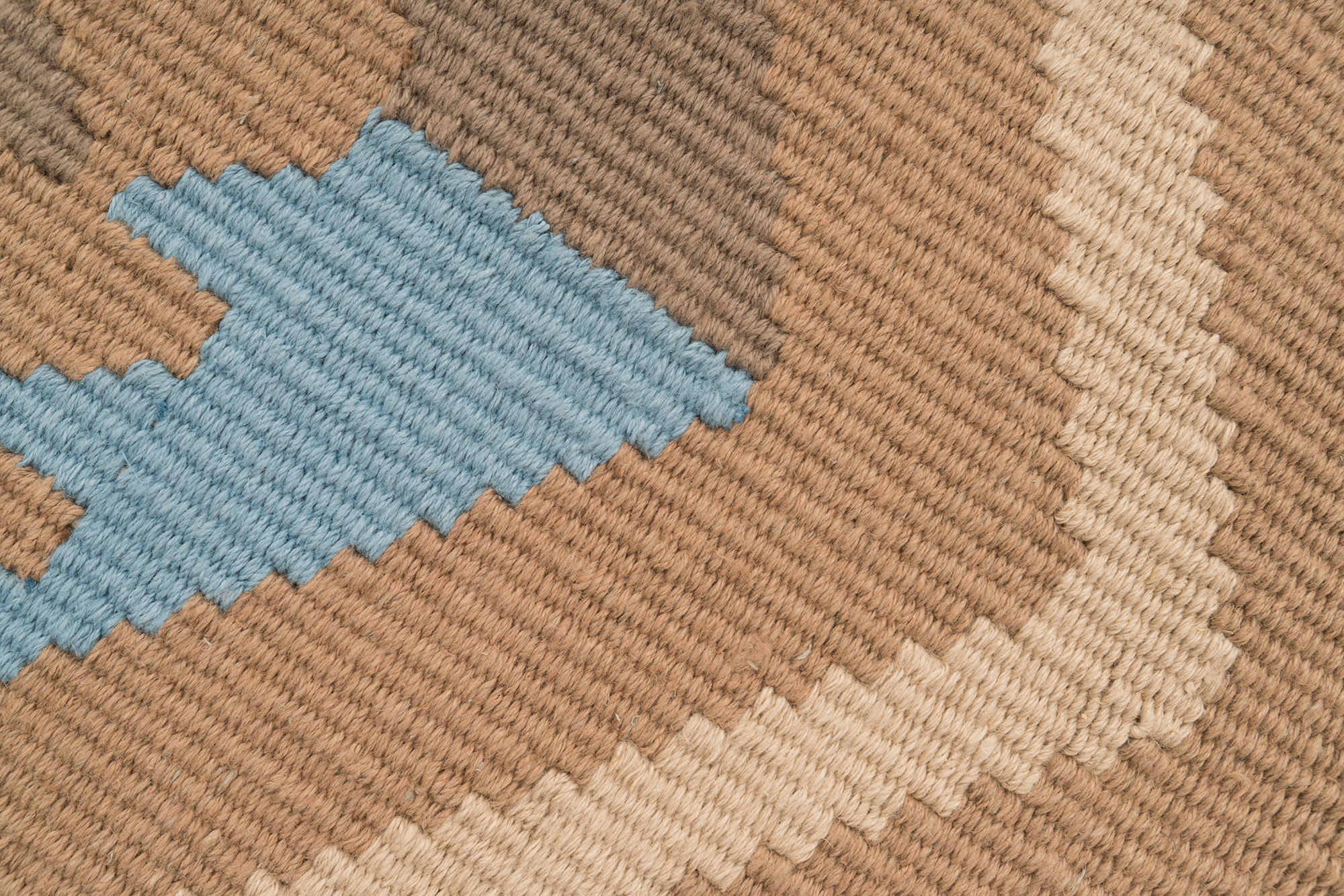 "Mother Earth" Handwoven Hemp Designer Mini Rug I