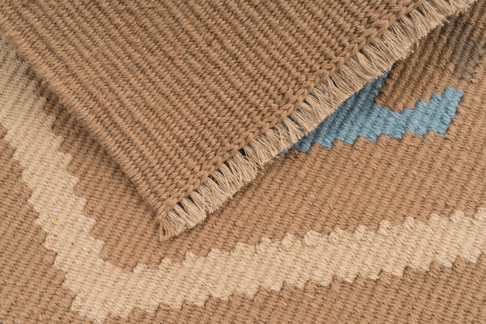 "Mother Earth" Handwoven Hemp Designer Mini Rug I
