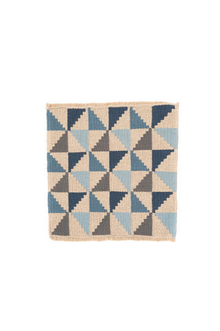 "Multicore" Handwoven Hemp Designer Rug