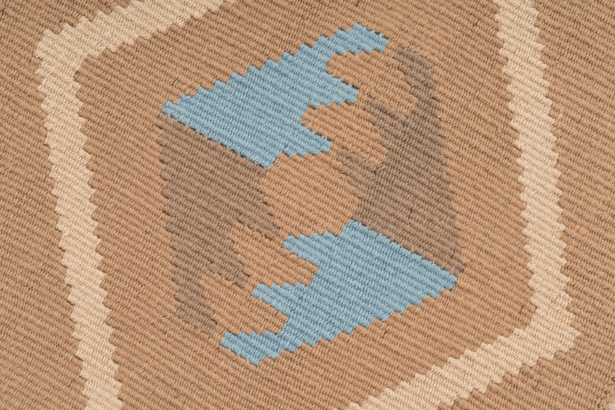 "Mother Earth" Handwoven Hemp Designer Mini Rug II