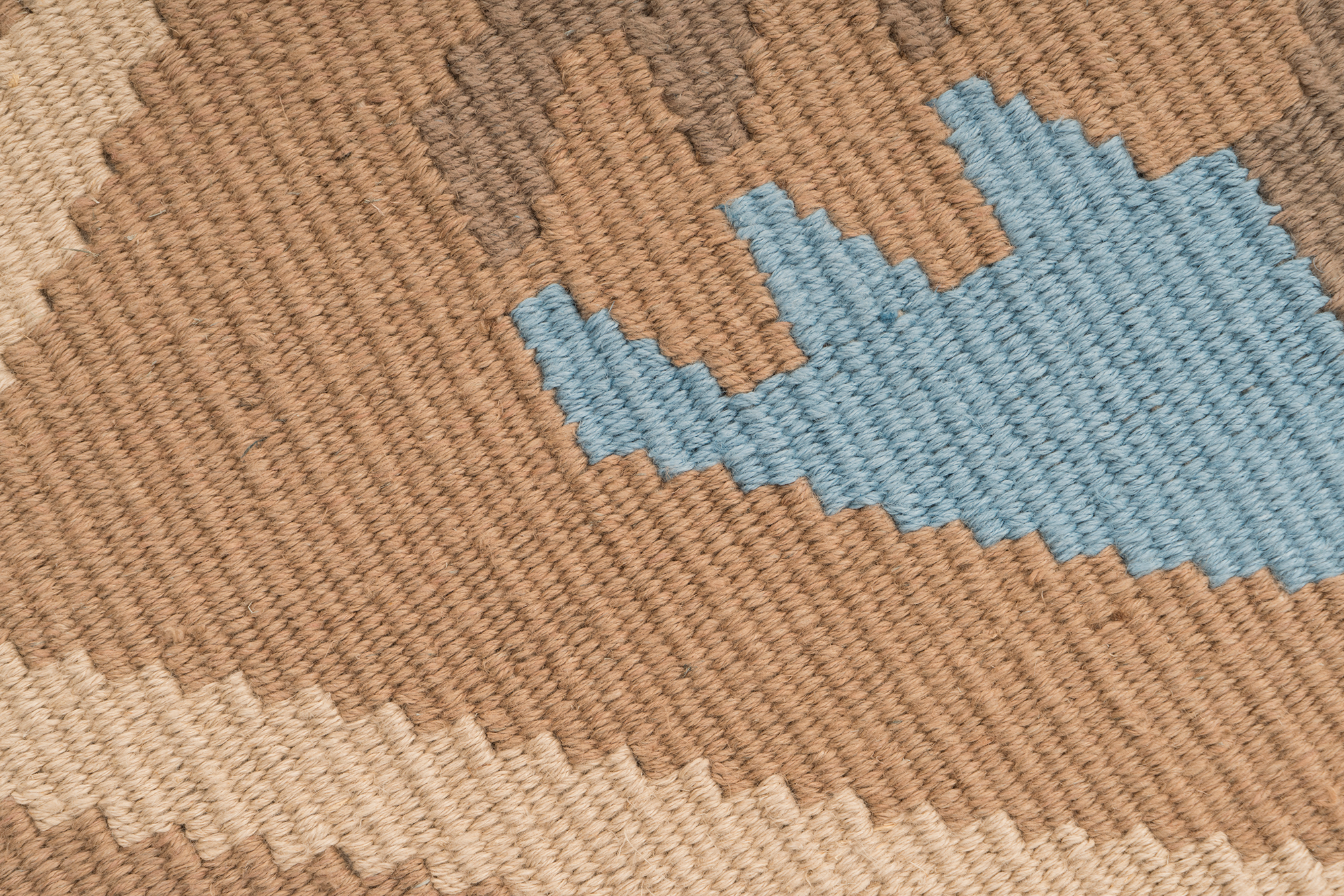 "Mother Earth" Handwoven Hemp Designer Mini Rug II