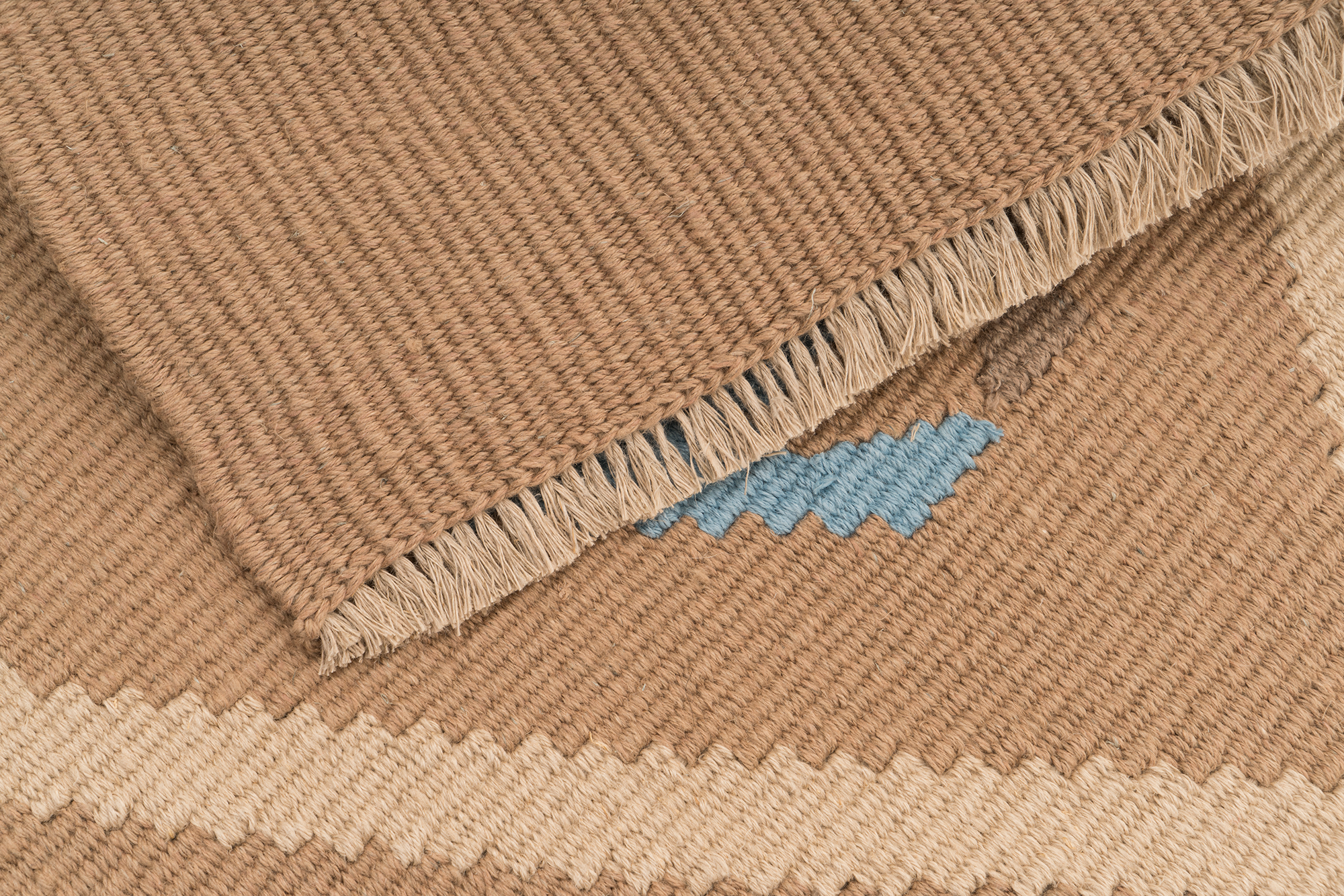 "Mother Earth" Handwoven Hemp Designer Mini Rug II