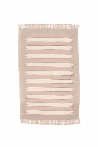 "Concerto" Handwoven Hemp Designer Rug