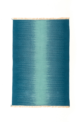 "Tibetan Tiger" Handwoven Hemp Designer Rug