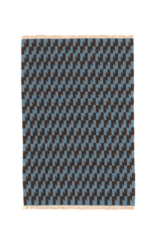 "Concerto" Handwoven Hemp Designer Rug
