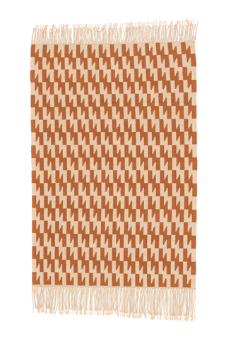 "Concerto" Handwoven Hemp Designer Rug