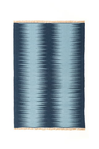 "Tibetan Tiger" Handwoven Hemp Designer Rug