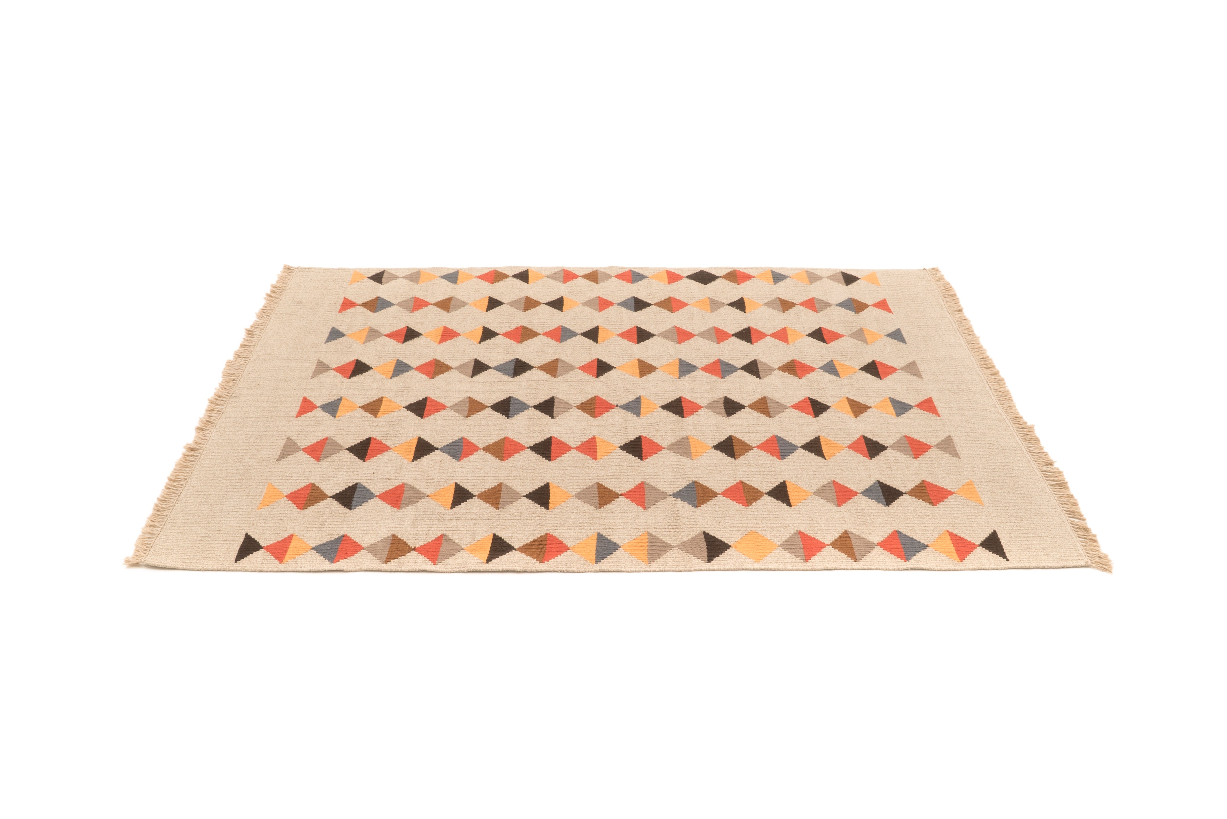"Lovely Life" Handwoven Hemp Designer Rug II