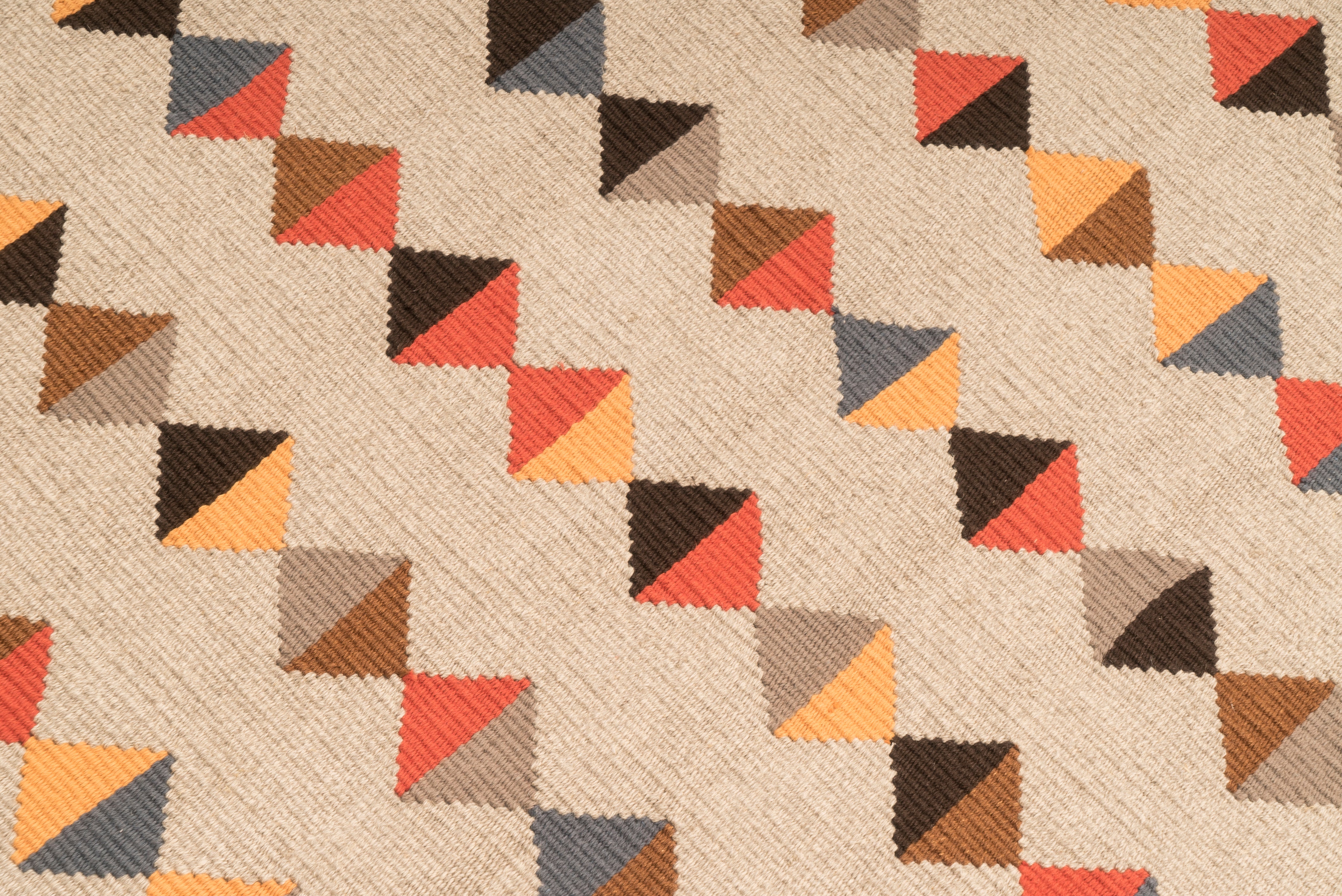 "Lovely Life" Handwoven Hemp Designer Rug II
