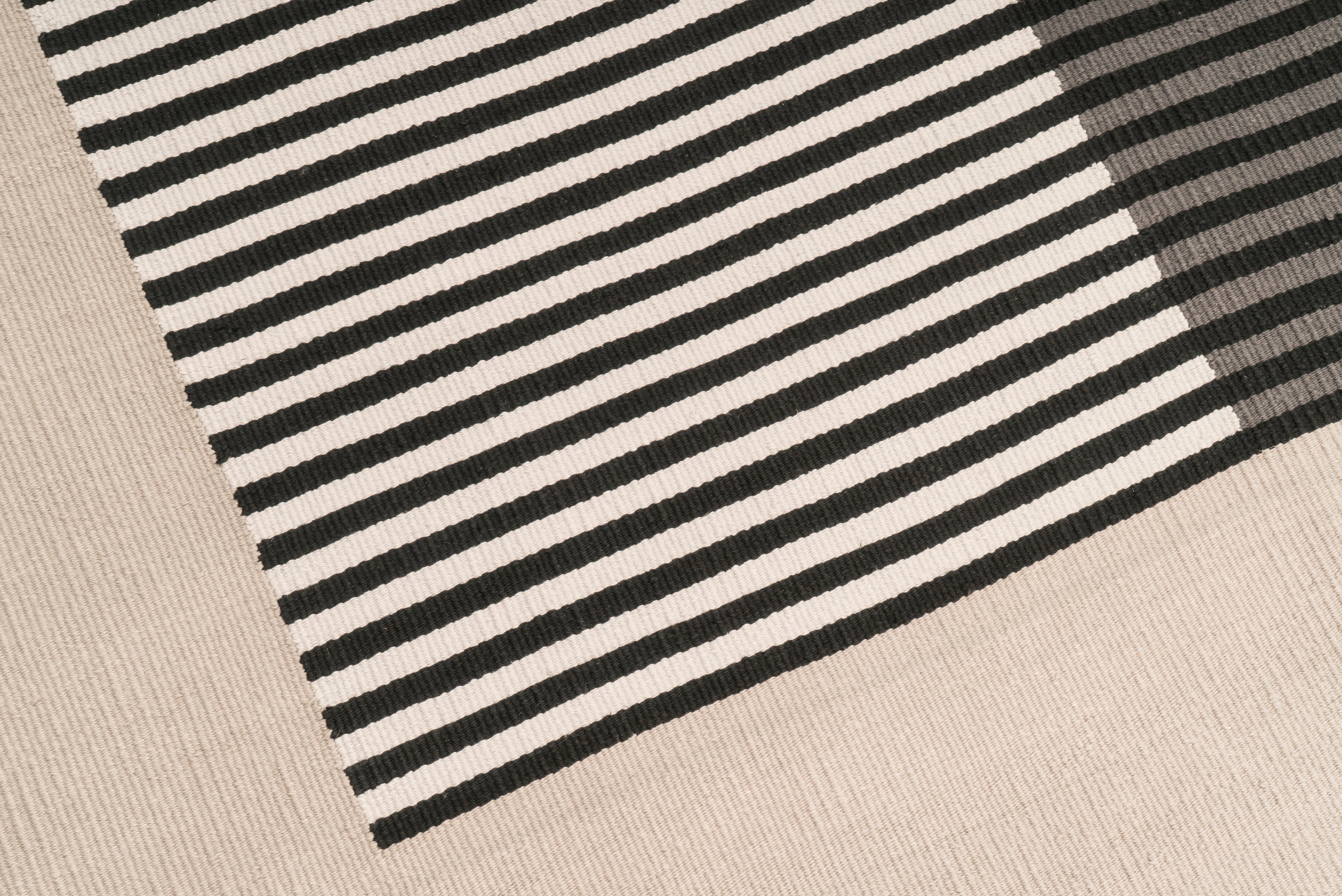 "Bridging Seasons" Handwoven Hemp Designer Rug