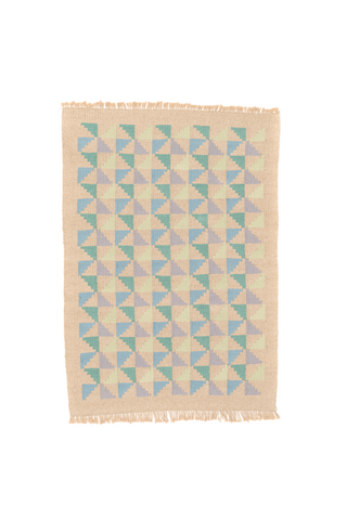 "Concerto" Handwoven Hemp Designer Rug