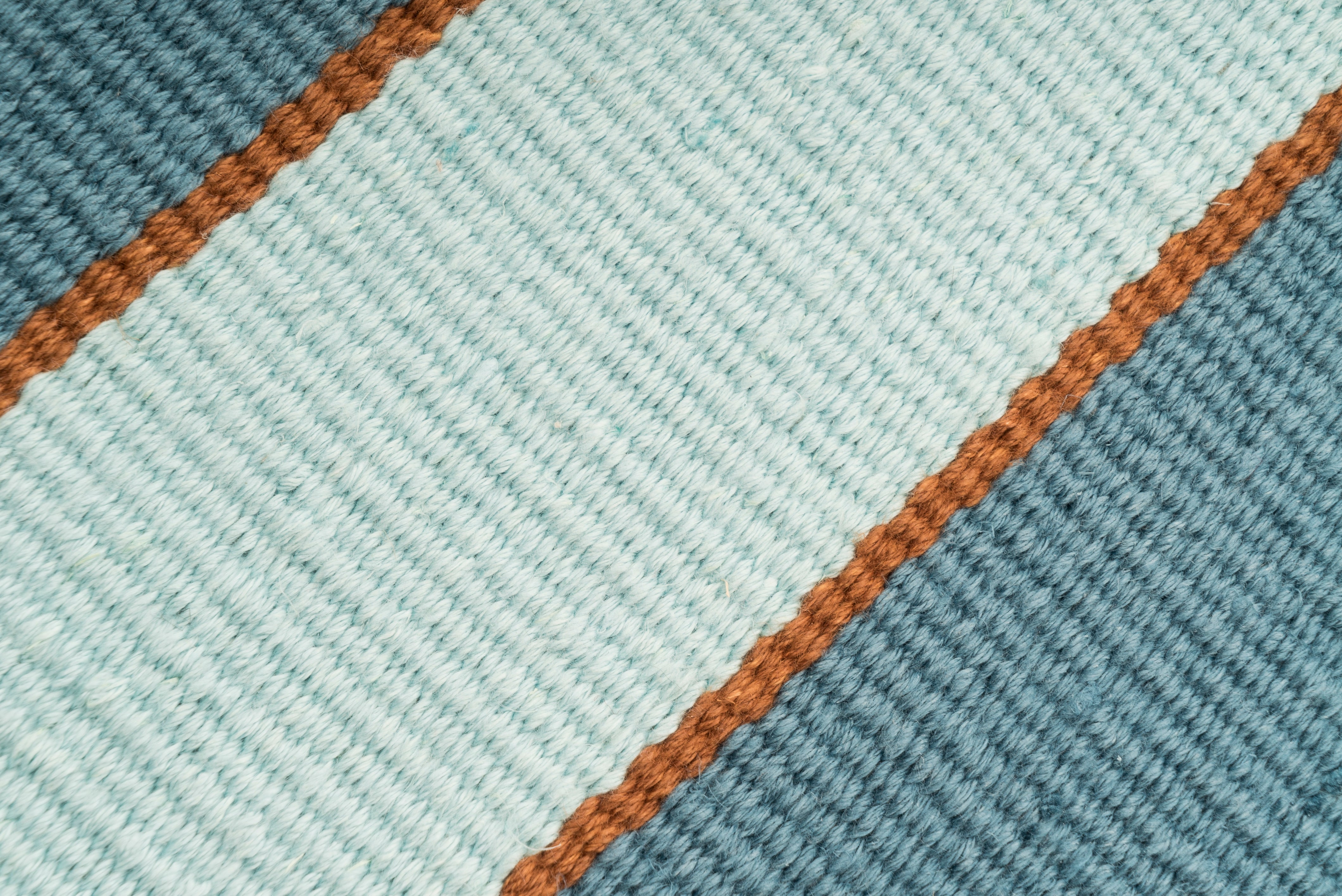 "Seasonal Saves" Handwoven Hemp Designer Rug in Natural Frame