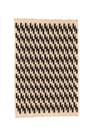 "Concerto" Handwoven Hemp Designer Rug
