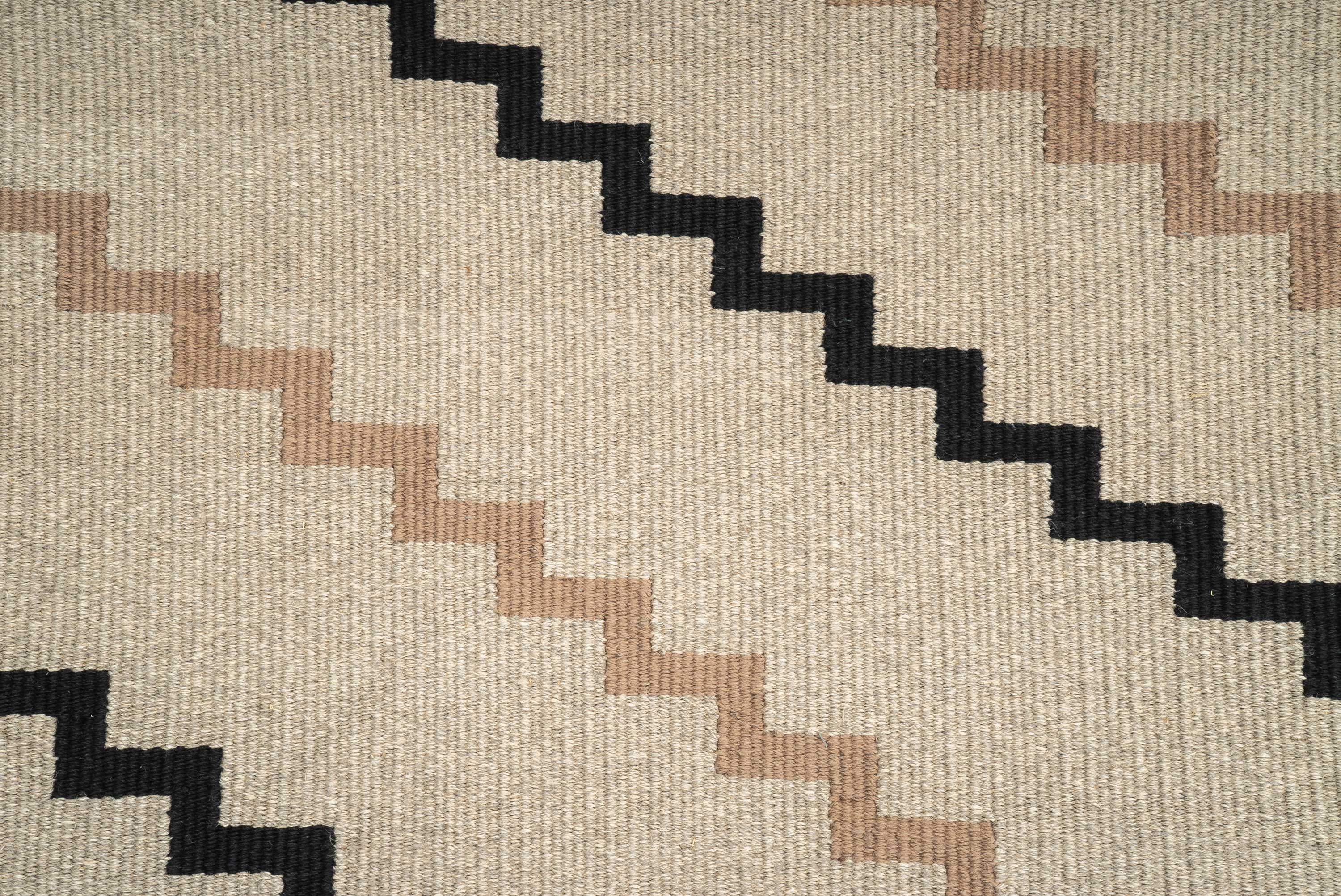 "Concerto" Handwoven Hemp Designer Rug