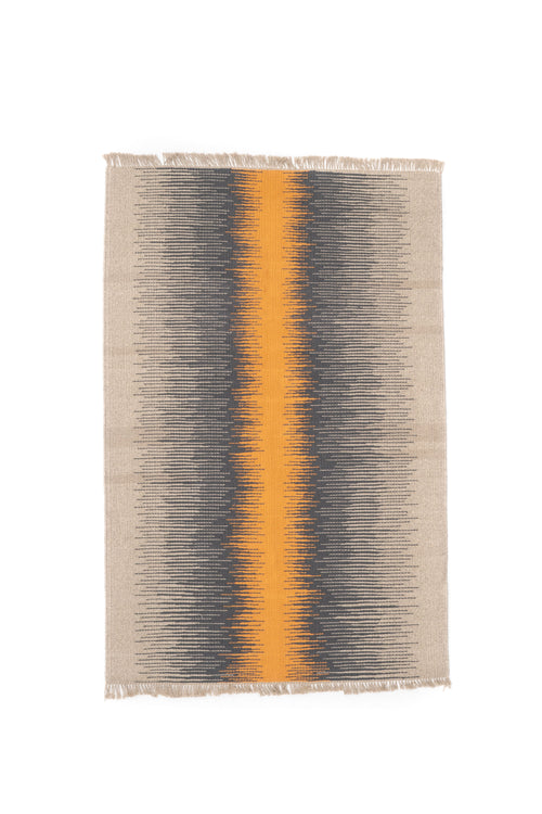 "Source" Handwoven Hemp Designer Rug