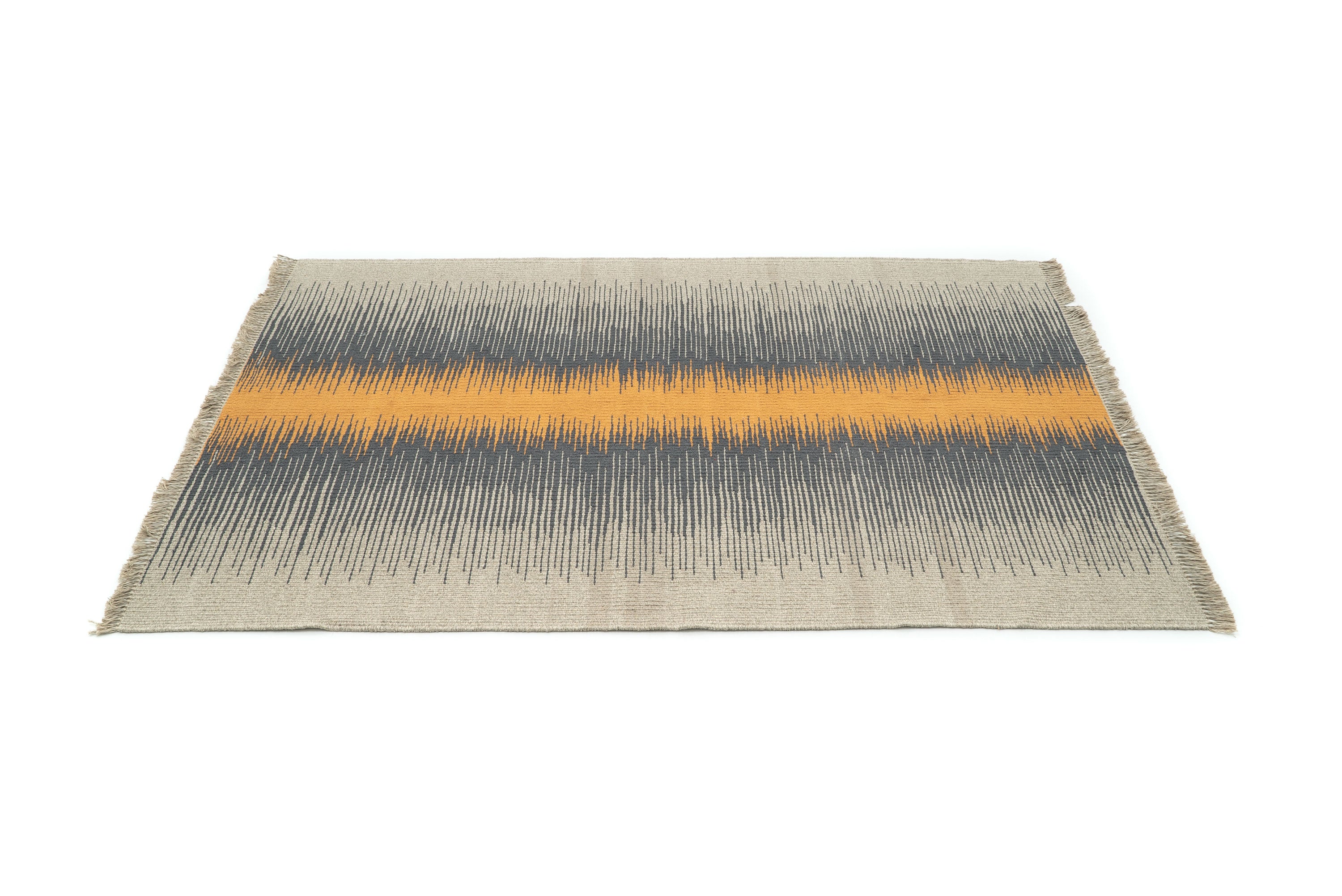 "Source" Handwoven Hemp Designer Rug