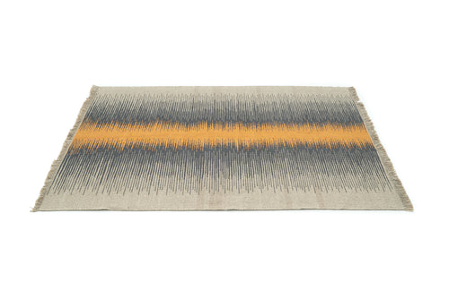 "Source" Handwoven Hemp Designer Rug