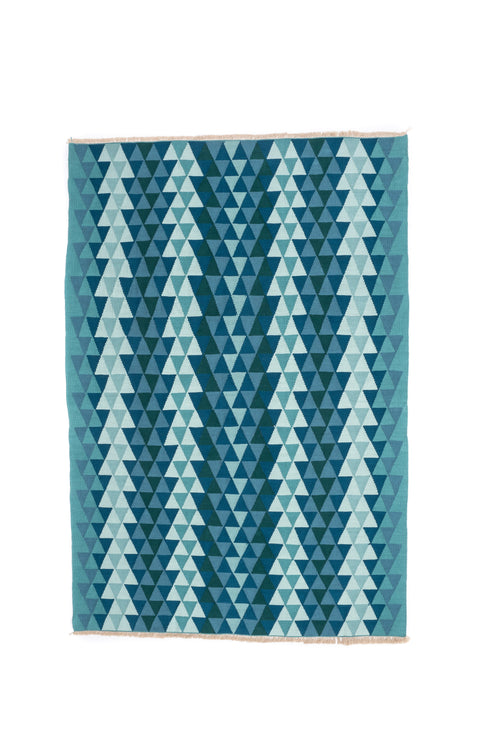 "River" Handwoven Hemp Designer Rug