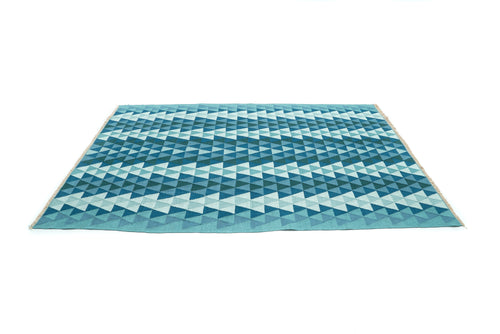 "River" Handwoven Hemp Designer Rug
