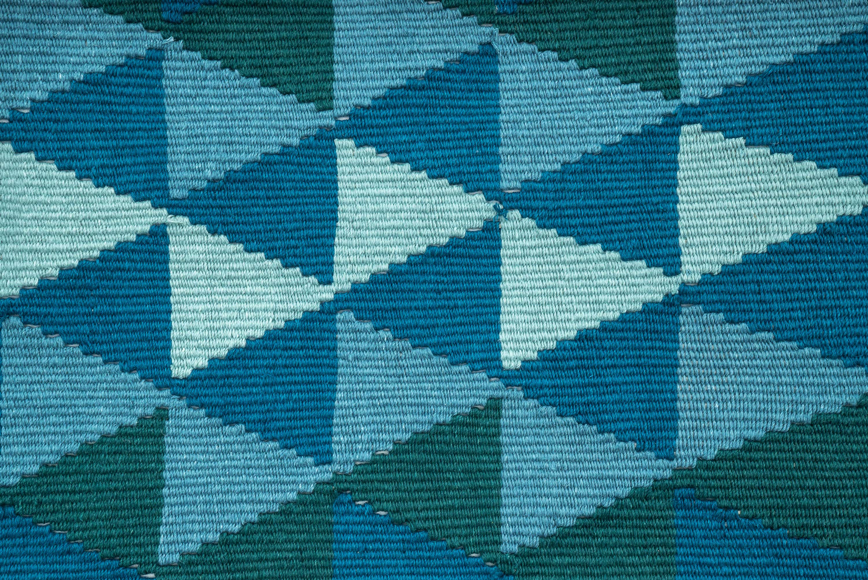 "River" Handwoven Hemp Designer Rug