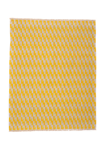 "Concerto" Handwoven Hemp Designer Rug