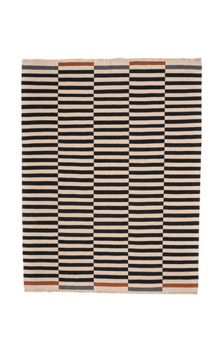 "Concerto" Handwoven Hemp Designer Rug