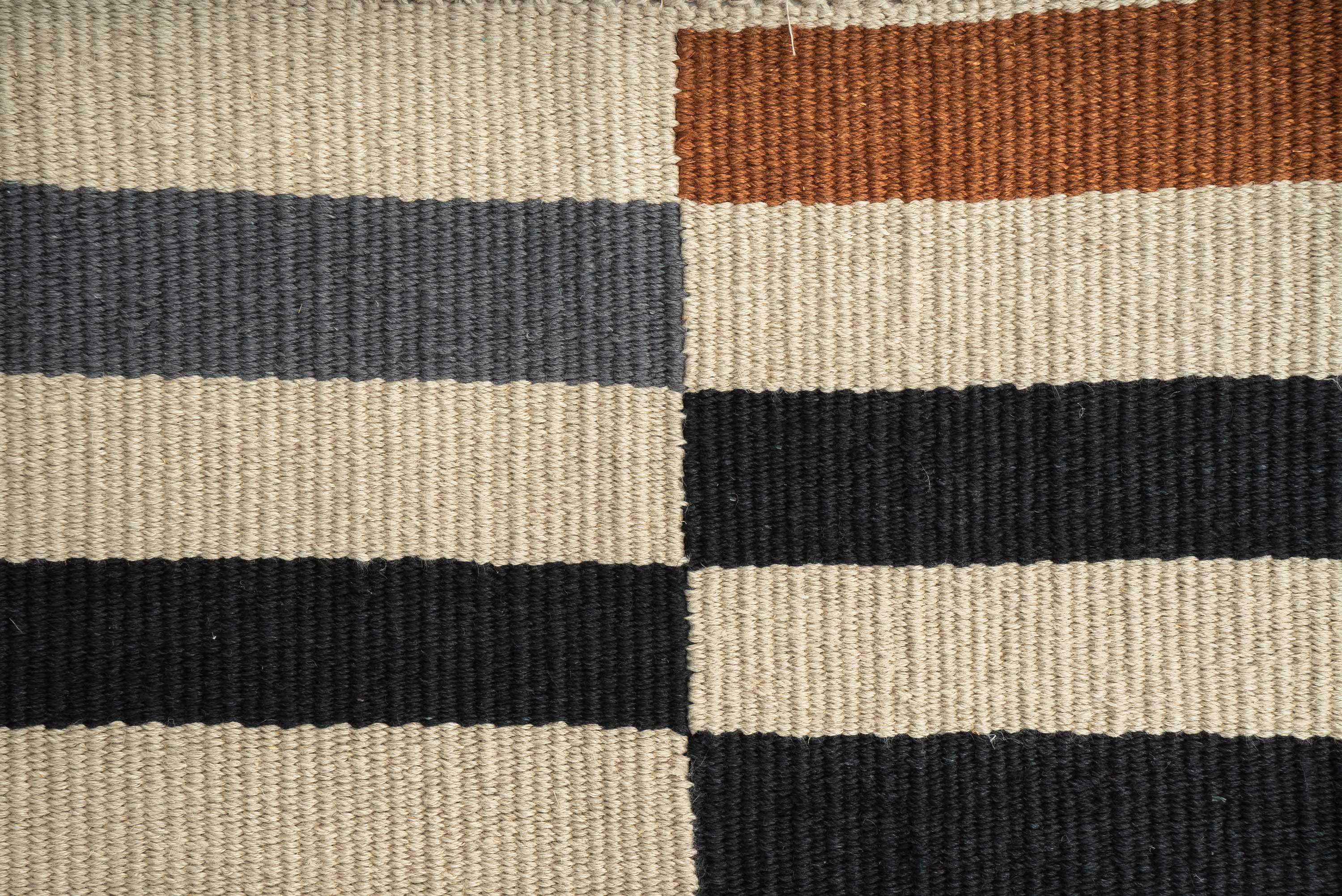 "Eternity" Handwoven Hemp Designer Rug II