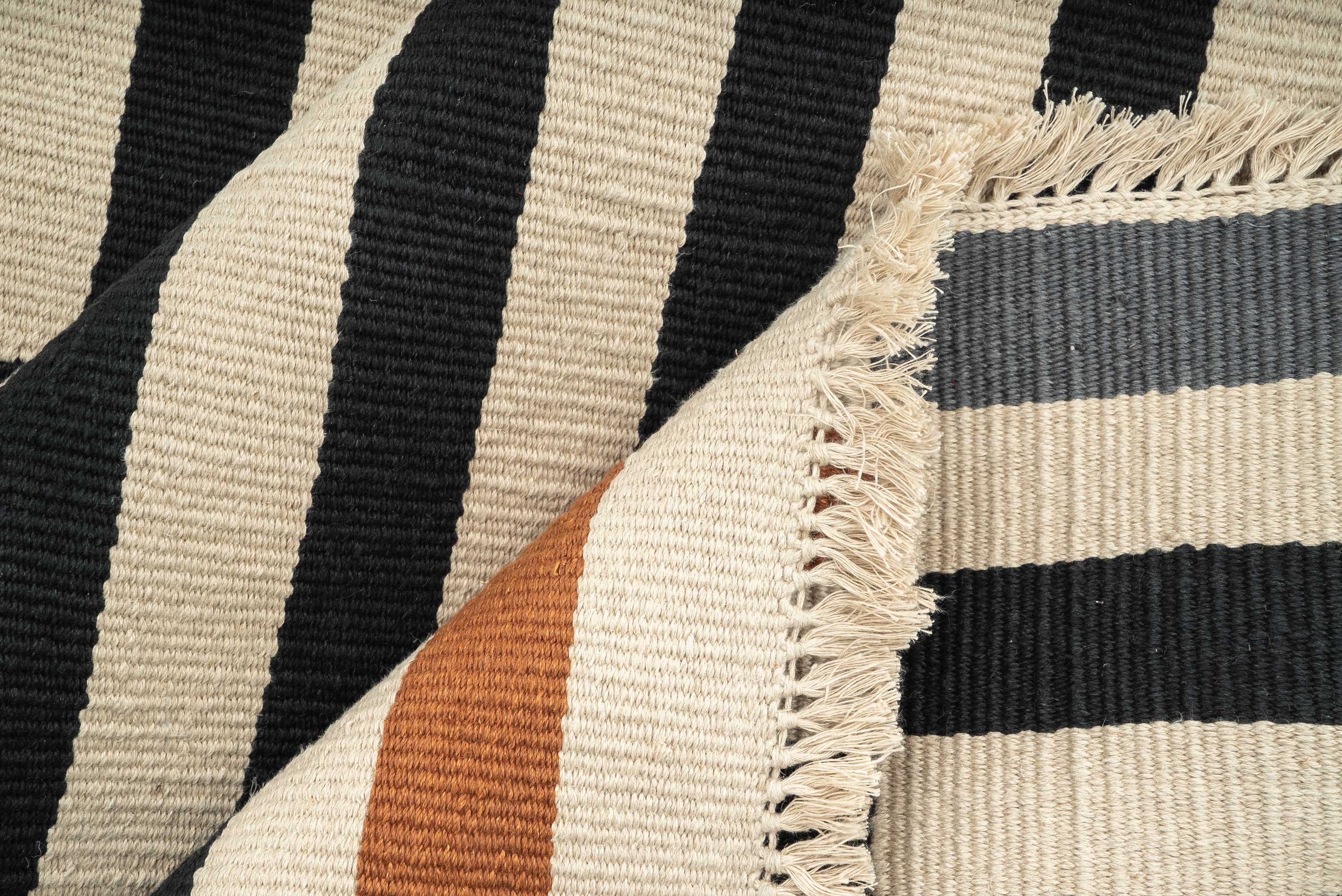 "Eternity" Handwoven Hemp Designer Rug II