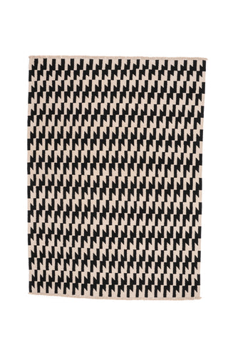 "Concerto" Handwoven Hemp Designer Rug