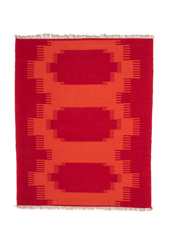 "Concerto" Handwoven Hemp Designer Rug