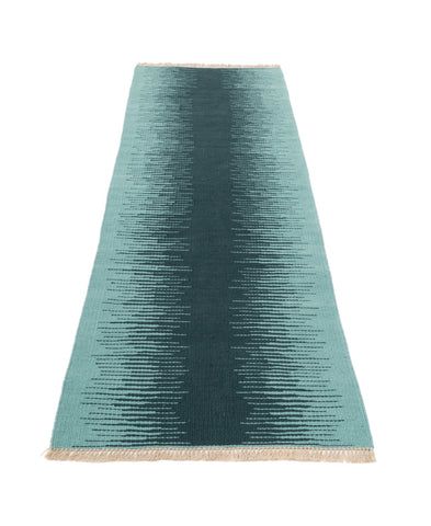 "Tibetan Tiger" Handwoven Hemp Designer Rug