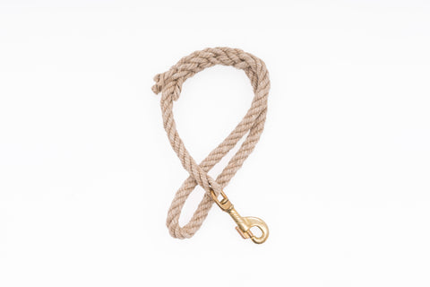 Dog Leash - Handspun Hand Laid Authentic Artisanal Hemp Rope