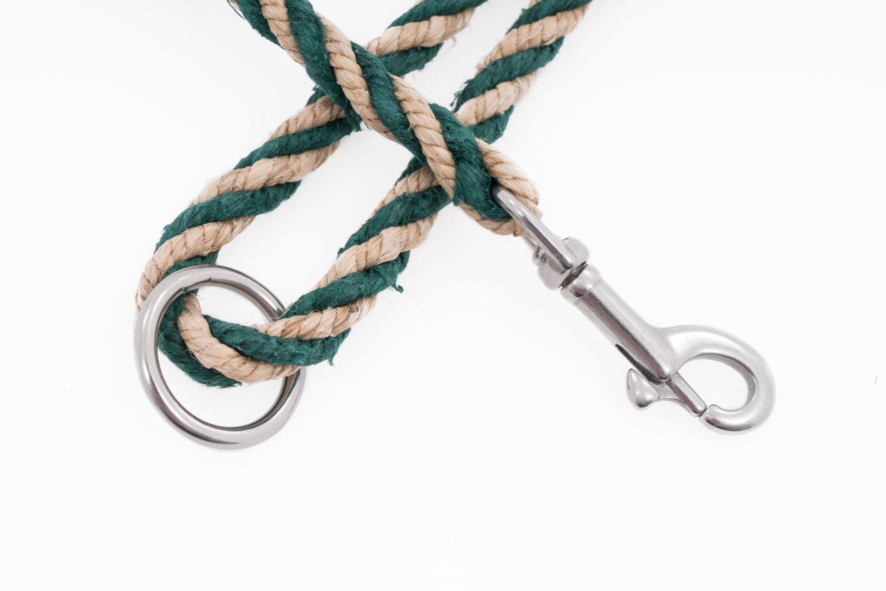 Dog Leash - Handspun Hand Laid Authentic Artisanal Hemp Rope