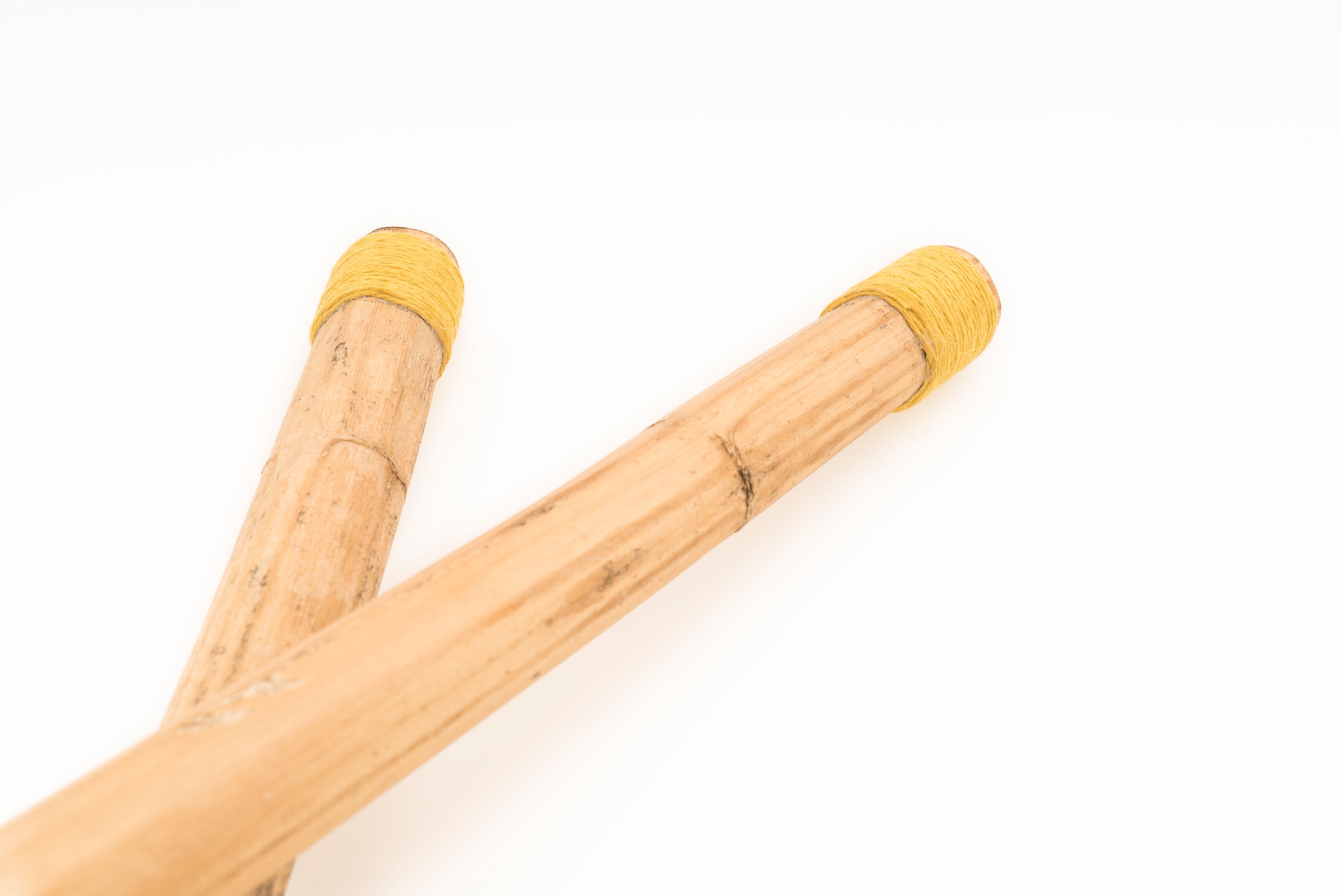 "Hollow Large Wrapped" Hemp Stalk Drumsticks